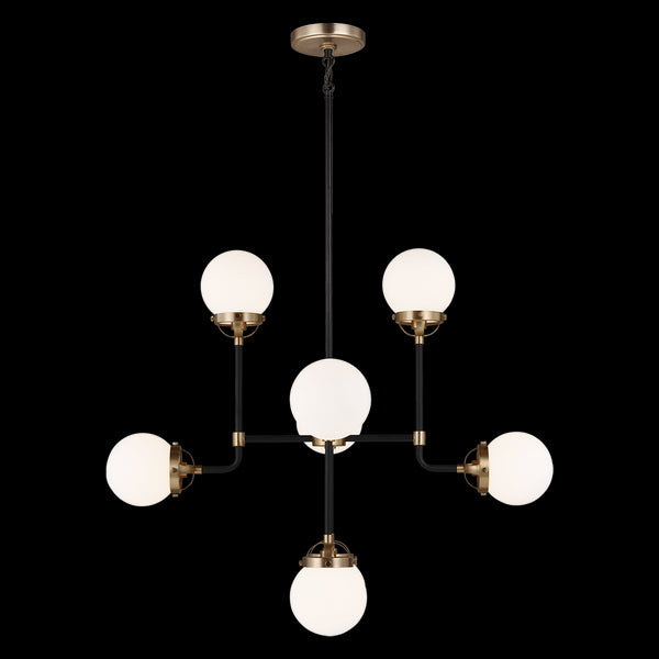Visual Comfort Cafe Eight Light Small Chandelier