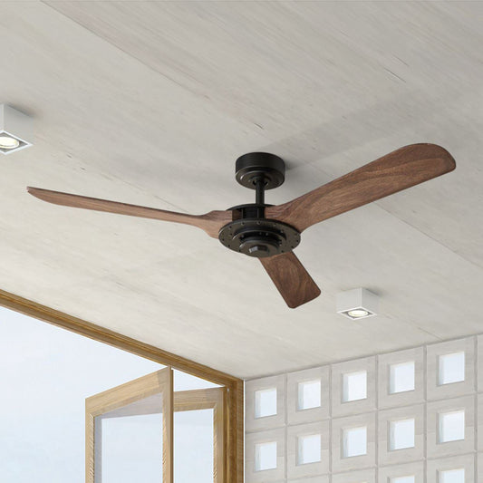 Parrot Uncle 52" Aerofanture Industrial DC Motor Downrod Mount Reversible Ceiling Fan with Remote Control