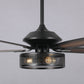Parrot Uncle 52" Emmie Industrial Downrod Mount Reversible Ceiling Fan with Lighting and Remote Control
