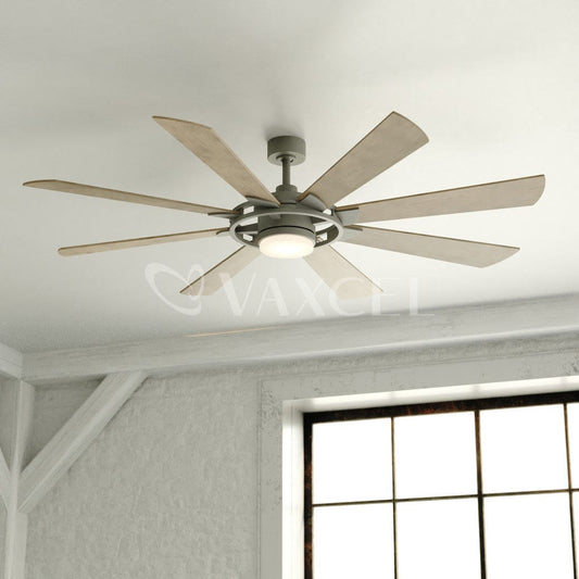 Burlington 68 inch LED Ceiling Fan Slate Gray