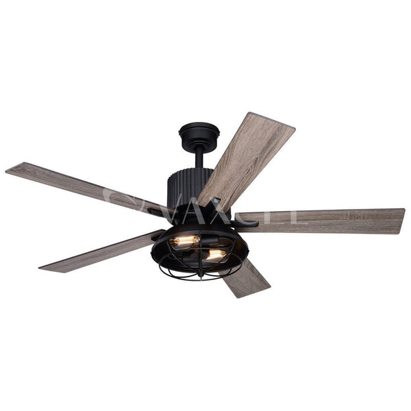 Elkhart 52 inch 2 Light LED Ceiling Fan Black
